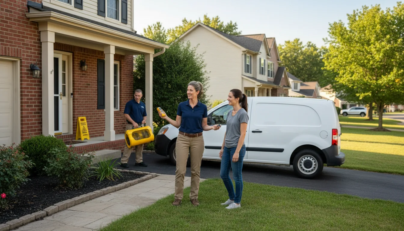 Residential water damage restoration in Fairfield, ID